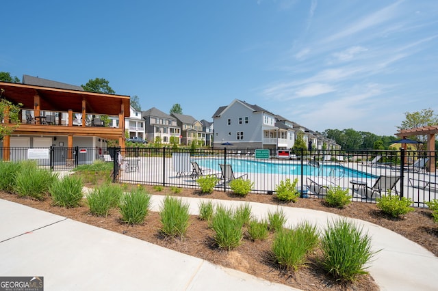 319 Riverton Way, Woodstock, GA 30188 - community pool with a residential view