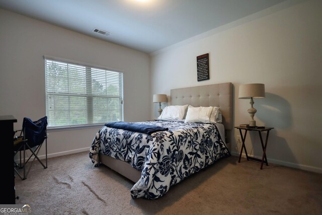 164 Madison Grace Ave, Mcdonough, GA 30252 - bedroom with baseboards, visible vents, and carpet flooring