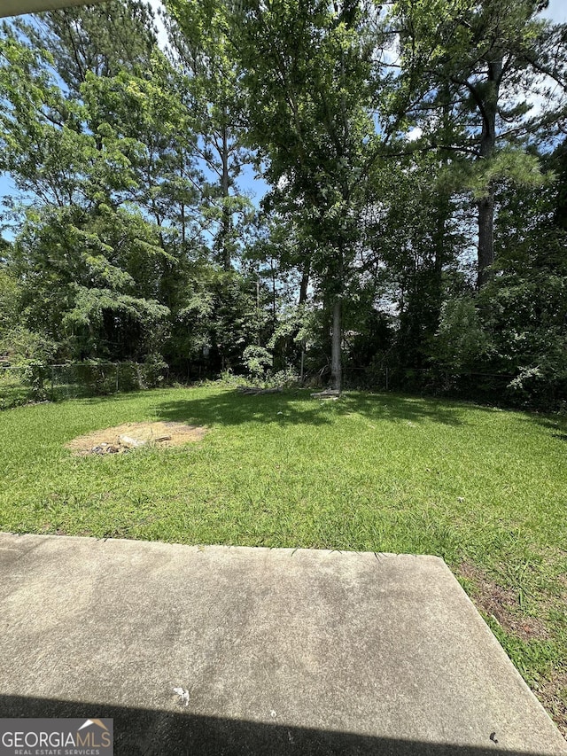 2900 Haddon Dr, Rex, GA 30273 - view of grassy yard with a patio
