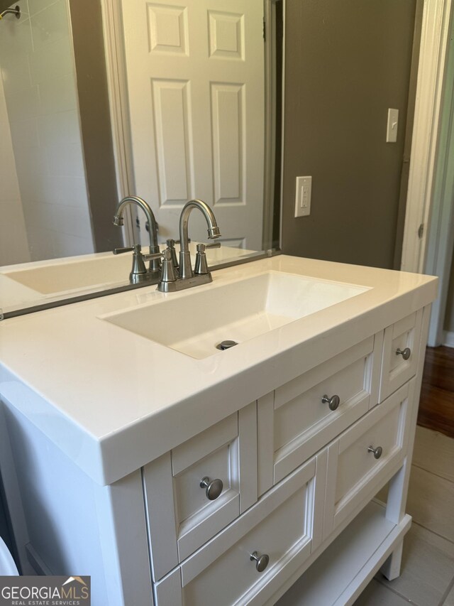 2502 Miriam Ln, Decatur, GA 30032 - bathroom featuring vanity and tile patterned floors