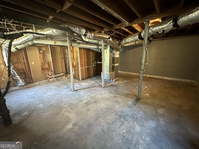 2502 Miriam Ln, Decatur, GA 30032 - view of unfinished basement
