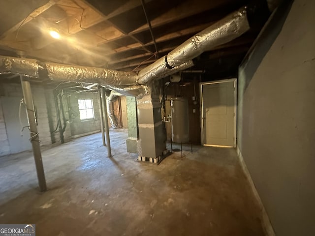 2502 Miriam Ln, Decatur, GA 30032 - below grade area featuring water heater