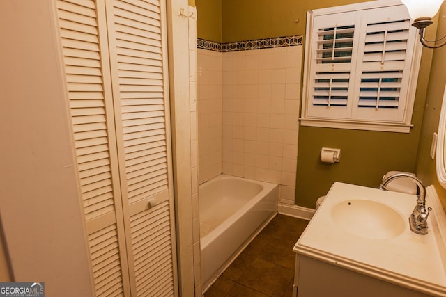 210 Briarwood Dr, Dallas, GA 30132 - full bath with a closet, tile patterned flooring, and vanity