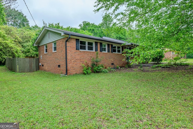 210 Briarwood Dr, Dallas, GA 30132 - view of side of home featuring brick siding and crawl space
