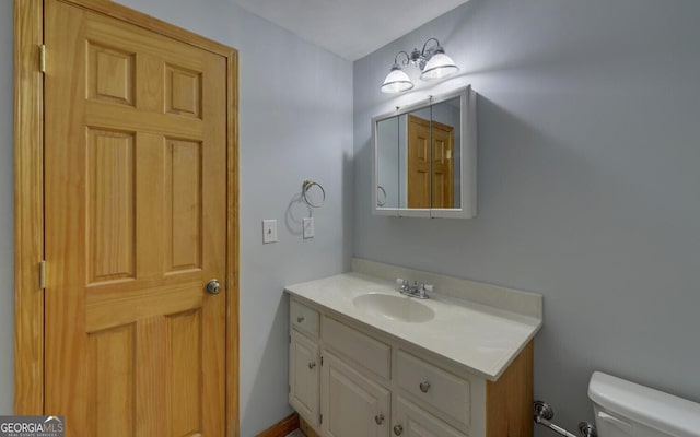 221 Laurel Cir, Dahlonega, GA 30533 - bathroom featuring toilet and vanity