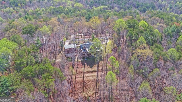 221 Laurel Cir, Dahlonega, GA 30533 - drone / aerial view with a view of trees