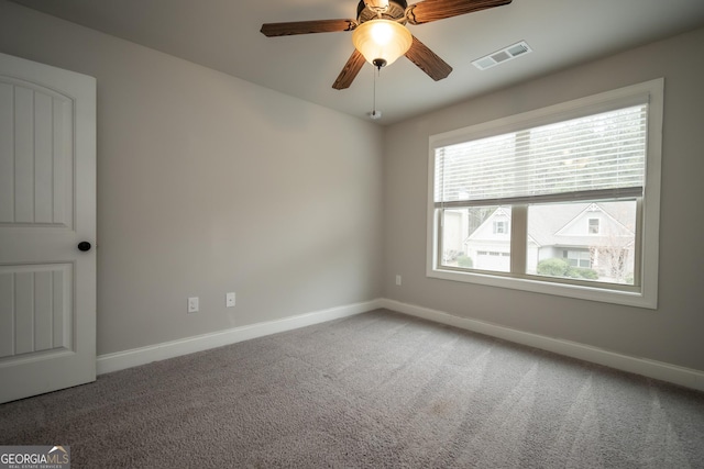 244 Meeler Cir, Bogart, GA 30622 - carpeted spare room featuring baseboards and ceiling fan