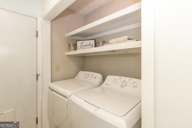 260 Peachtree Ln, Newnan, GA 30265 - laundry room with washer and clothes dryer