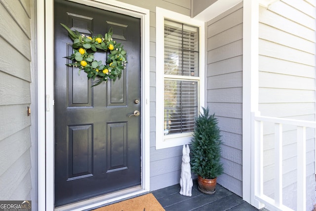260 Peachtree Ln, Newnan, GA 30265 - view of exterior entry featuring covered porch