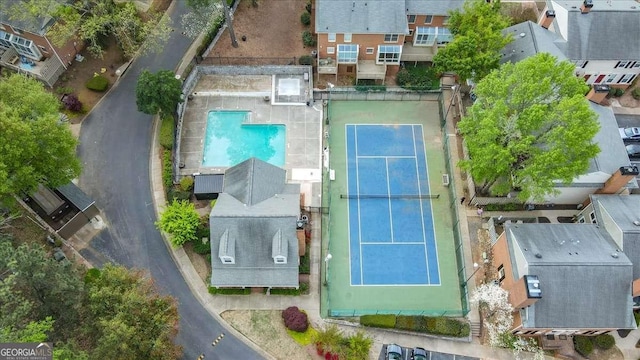 drone / aerial view
