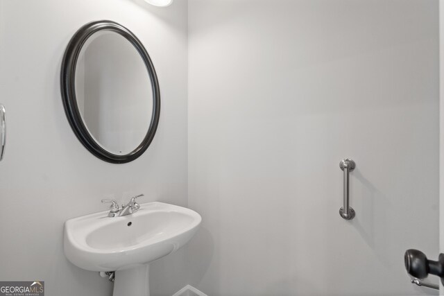 bathroom with a sink