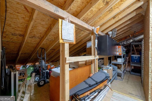 57 Cedarcrest Village Ln, Acworth, GA 30101 - view of unfinished attic