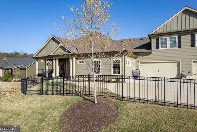 57 Cedarcrest Village Ln, Acworth, GA 30101 - craftsman inspired home with board and batten siding and a garage