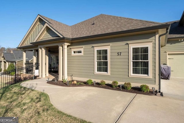 57 Cedarcrest Village Ln, Acworth, GA 30101 - view of front of house with roof with shingles and a patio