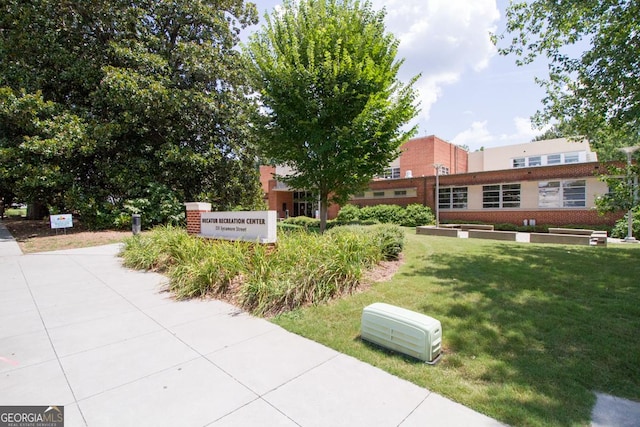 view of community with a yard