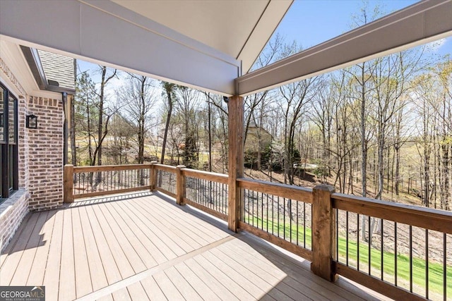 100 Forest Pl, Forsyth, GA 31029 - view of wooden terrace