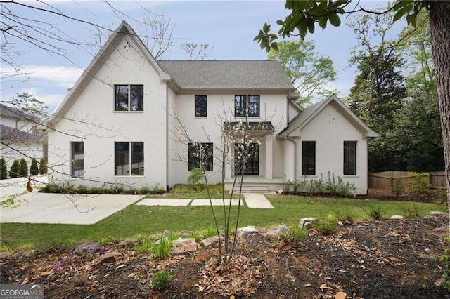 1074 Moores Mill Rd NW, Atlanta, GA 30327 - back of property featuring stucco siding