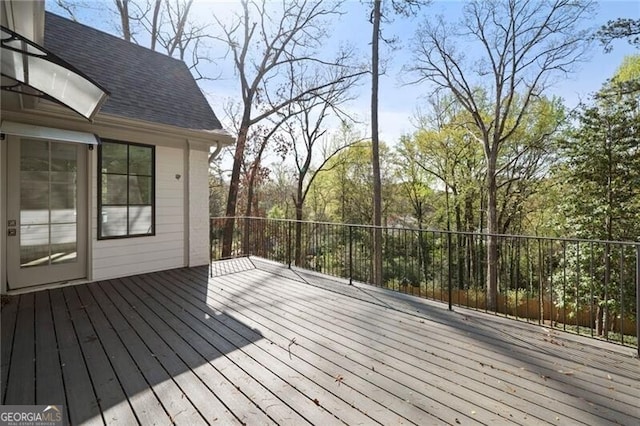 1074 Moores Mill Rd NW, Atlanta, GA 30327 - view of wooden deck
