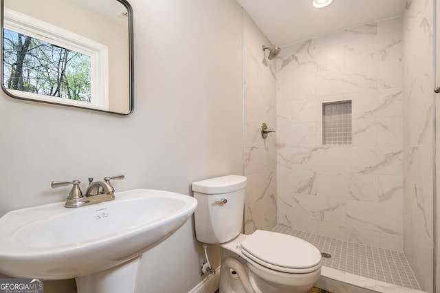 2183 Seaman Cir, Atlanta, GA 30341 - full bath with a shower stall, toilet, and a sink