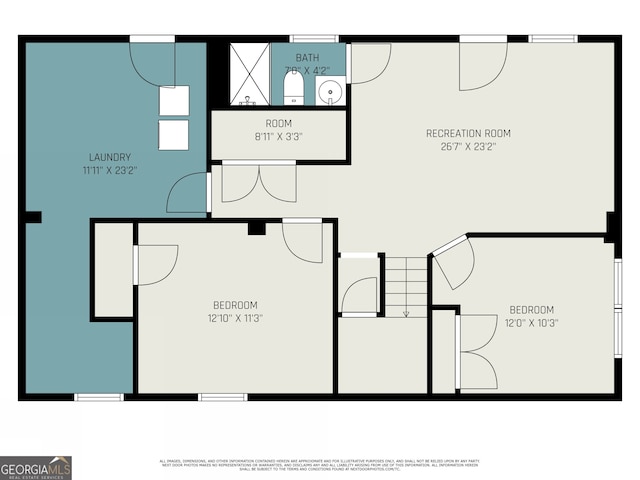 2183 Seaman Cir, Atlanta, GA 30341 - floor plan