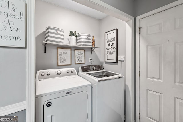 95 Joshua Ct, Zebulon, GA 30295 - laundry room featuring washer and dryer