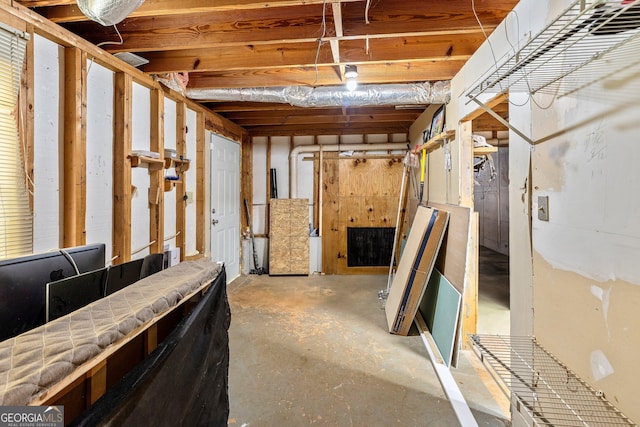 95 Joshua Ct, Zebulon, GA 30295 - view of unfinished below grade area