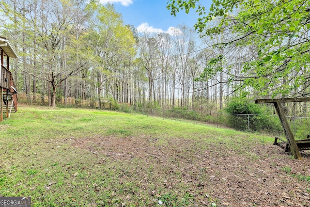 95 Joshua Ct, Zebulon, GA 30295 - view of yard with stairs