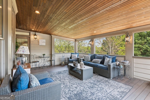 968 Woodtrace Ln, Auburn, GA 30011 - sunroom / solarium with an outdoor living space
