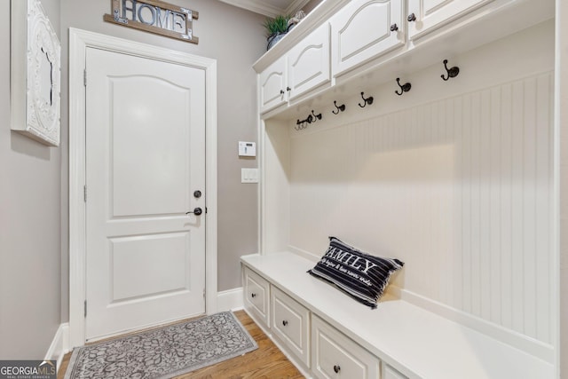 968 Woodtrace Ln, Auburn, GA 30011 - mudroom featuring light wood-style floors