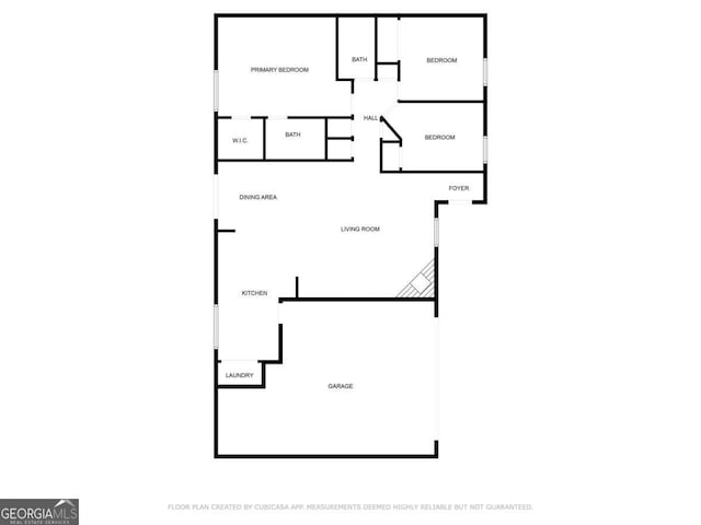 870 Chapman Cir, Stone Mountain, GA 30088 - view of room layout