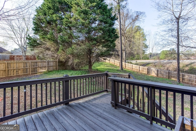 4215 Steeplehill Dr NW, Kennesaw, GA 30144 - deck with a fenced backyard