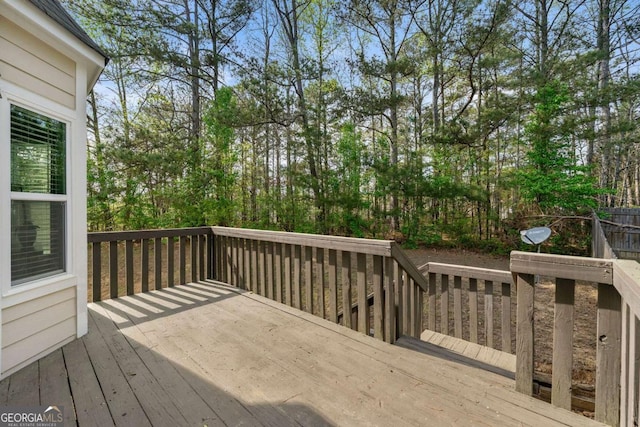view of deck