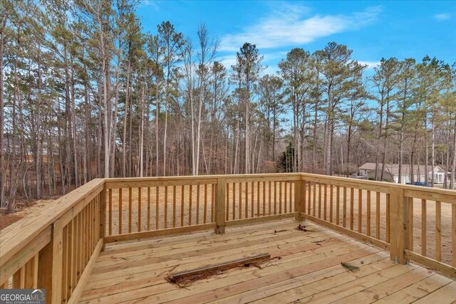 4444 Sullivan Rd, Powder Springs, GA 30127 - view of wooden terrace