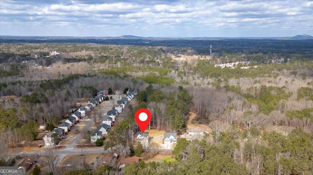 4444 Sullivan Rd, Powder Springs, GA 30127 - birds eye view of property with a wooded view