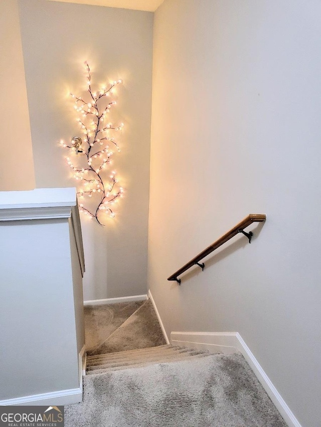 1731 Pryor Rd SW Unit 108, Atlanta, GA 30315 - stairs featuring baseboards and carpet floors