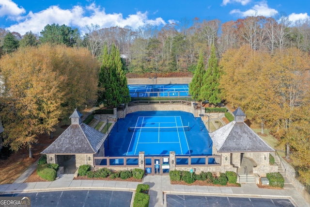 drone / aerial view