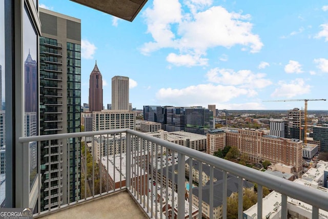 855 Peachtree St NE Unit 2403, Atlanta, GA 30308 - balcony featuring a city view