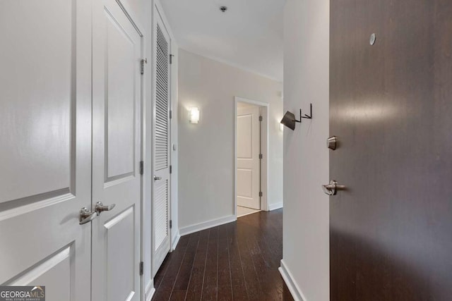 855 Peachtree St NE Unit 2403, Atlanta, GA 30308 - hall with hardwood / wood-style floors and baseboards