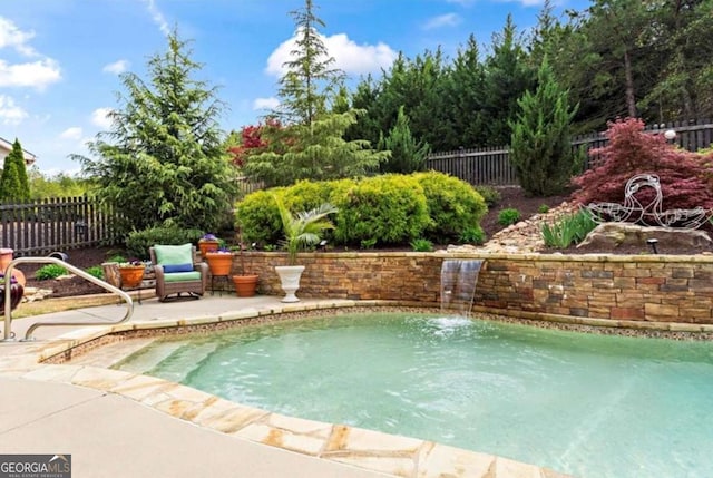 108 Summer Breeze Ln, Canton, GA 30114 - view of pool featuring a fenced backyard and a patio area