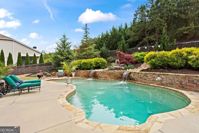 108 Summer Breeze Ln, Canton, GA 30114 - view of pool featuring a fenced backyard and a patio