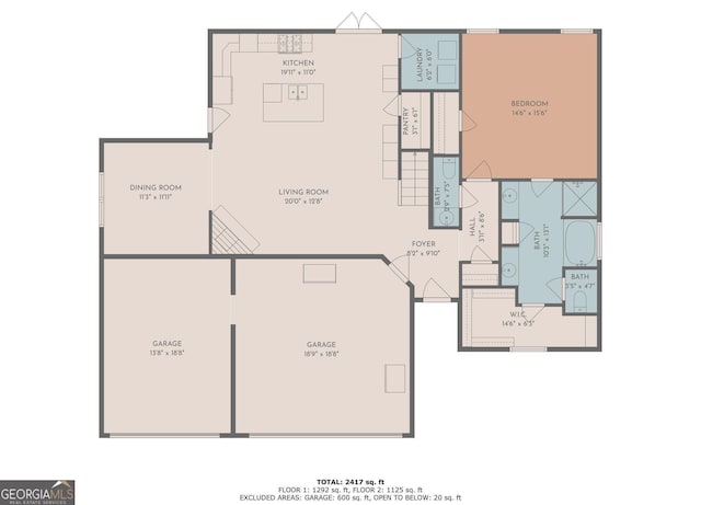 108 Summer Breeze Ln, Canton, GA 30114 - home floor plan