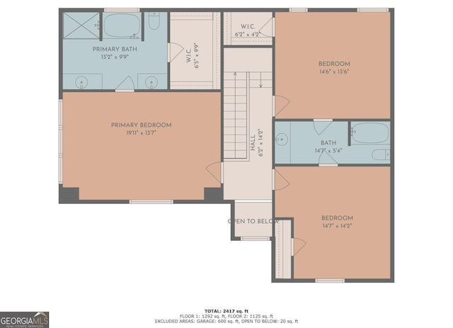 108 Summer Breeze Ln, Canton, GA 30114 - floor plan / room layout