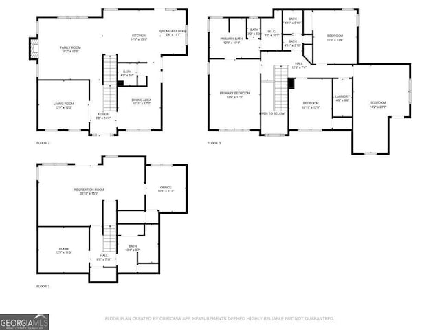 2032 Stonewick Ct, Lawrenceville, GA 30043 - view of property floor plan