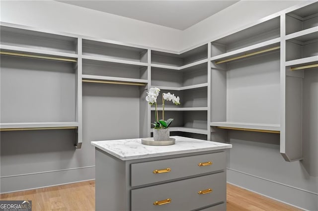 402 Chattahoochee St, Roswell, GA 30075 - walk in closet featuring light wood-style flooring