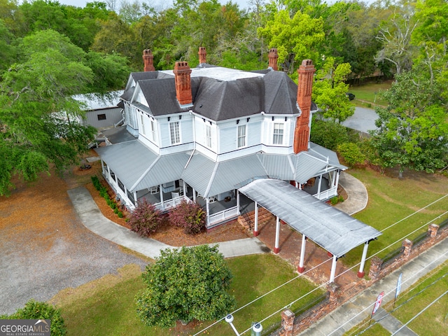622 Main St, Blackshear, GA 31516 - drone / aerial view