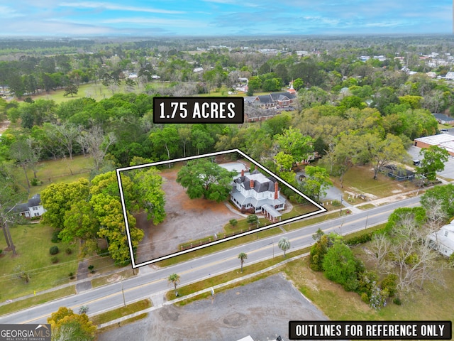 622 Main St, Blackshear, GA 31516 - bird's eye view