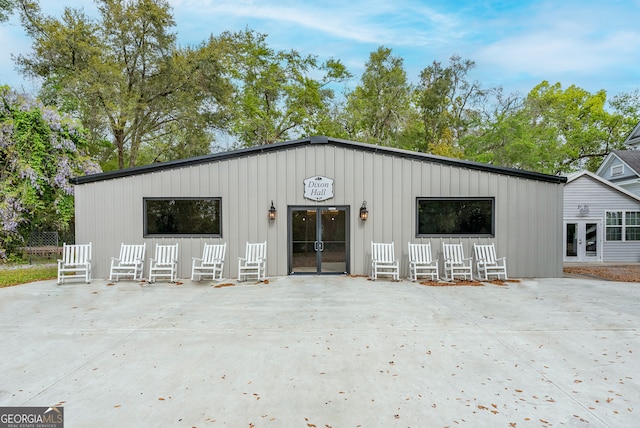 622 Main St, Blackshear, GA 31516 - view of outbuilding with french doors