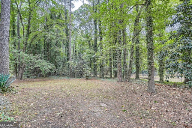 2184 Pemberton Rd SW, Atlanta, GA 30331 - view of yard with a forest view