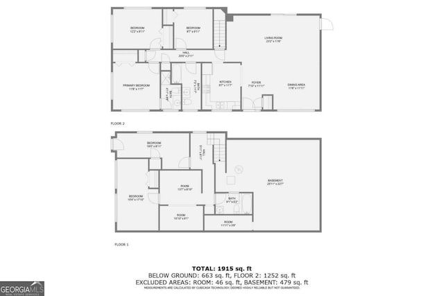 2184 Pemberton Rd SW, Atlanta, GA 30331 - view of floor plan / room layout