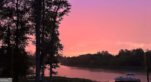 532 Henry Higgins Rd, Jackson, GA 30233 - water view with a heavily wooded area